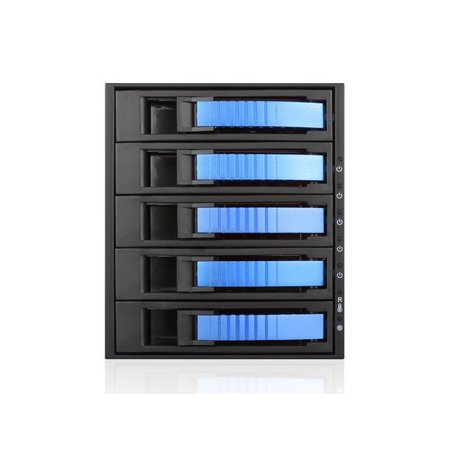 ISTARUSA Istarusa 3X5.25 To 5X3.5 12G Rack Blue BPU-350HD-BLUE